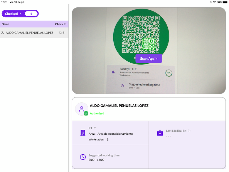 Resilient Apps Login Screenshot